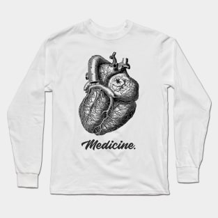 Medicine Anatomy Heart - Medical Student in Medschool Long Sleeve T-Shirt